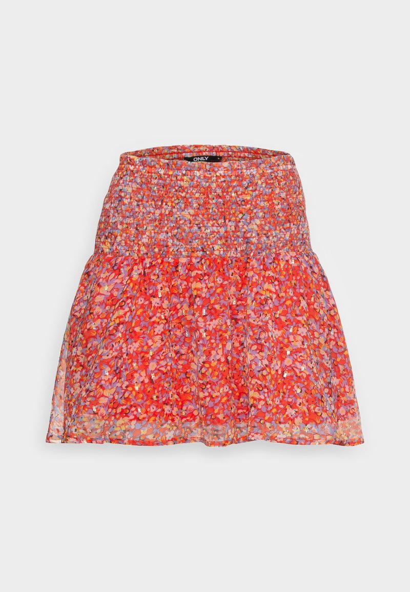 ONLY Petite ONLDALIDA SKIRT - Μίνι φούστα - true red kia