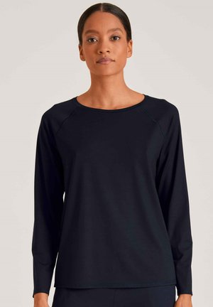 Long sleeved top - dark lapis blue