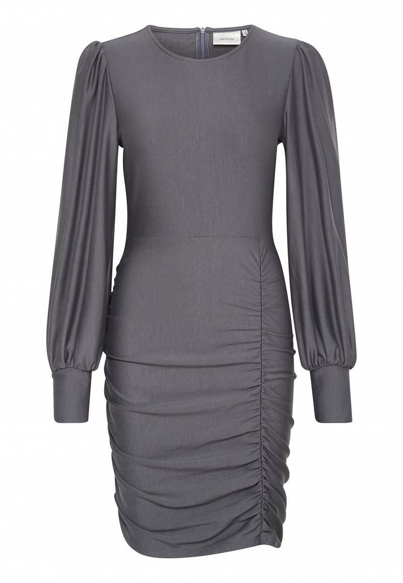 Gestuz Jerseyjurk donkergrijs