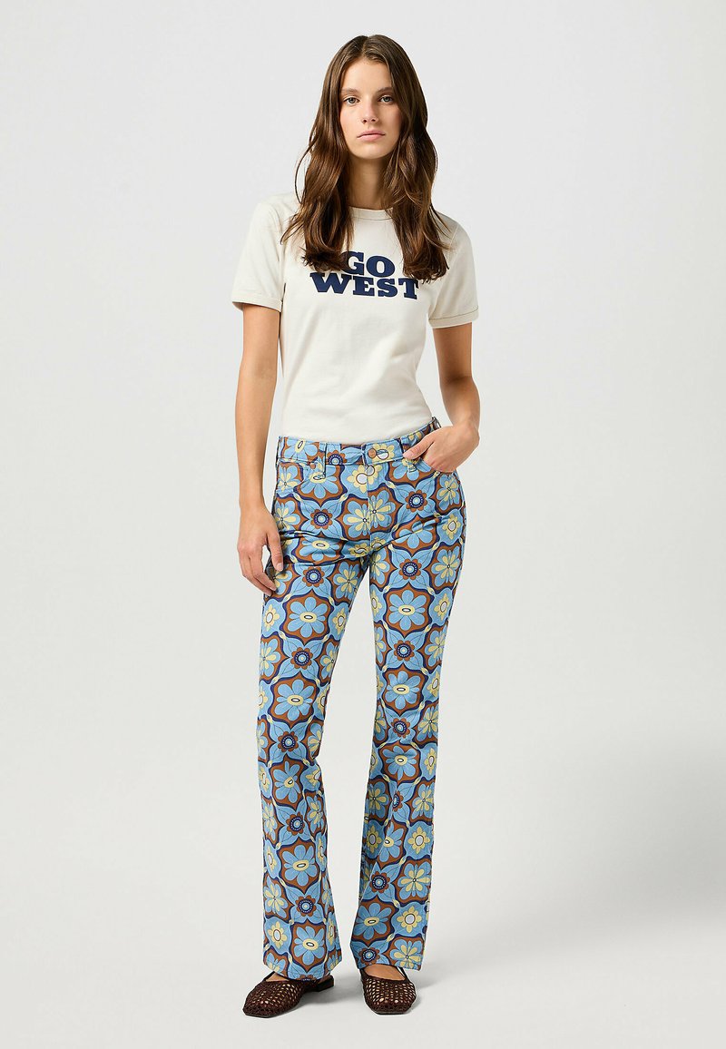 Wrangler T-shirt print wit Wrangler T-shirt print wit