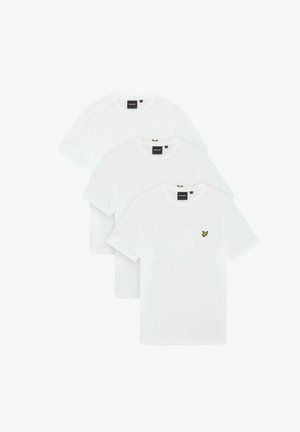 Lyle & Scott, LYLE & SCOTT SS T-SHIRTS BASIC 3 PACK T-SHIRT - T-shirts basic - white