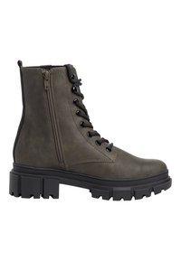 s.Oliver Botines con cordones - green