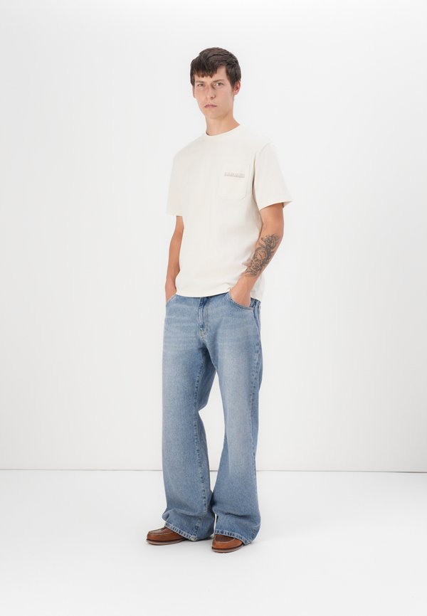 FANES - Print T-shirt - beige dimity2