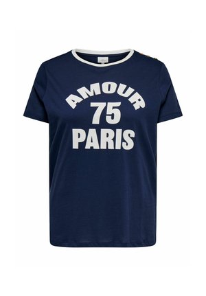 CARARLET - T-shirt print - navy blazer