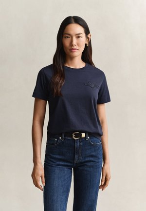 GANT, REGULAR FIT - T-shirts basic - evening blue