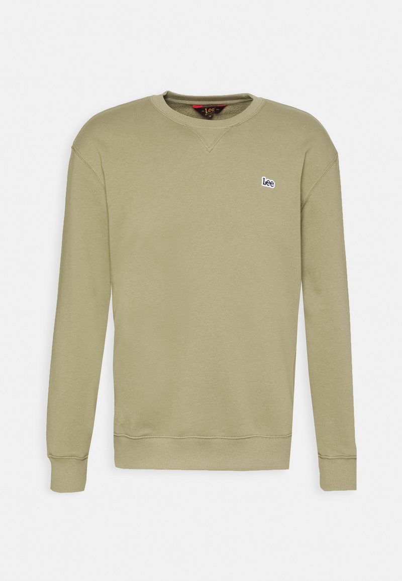 Lee PLAIN CREW SWS - Camisola - brindle green