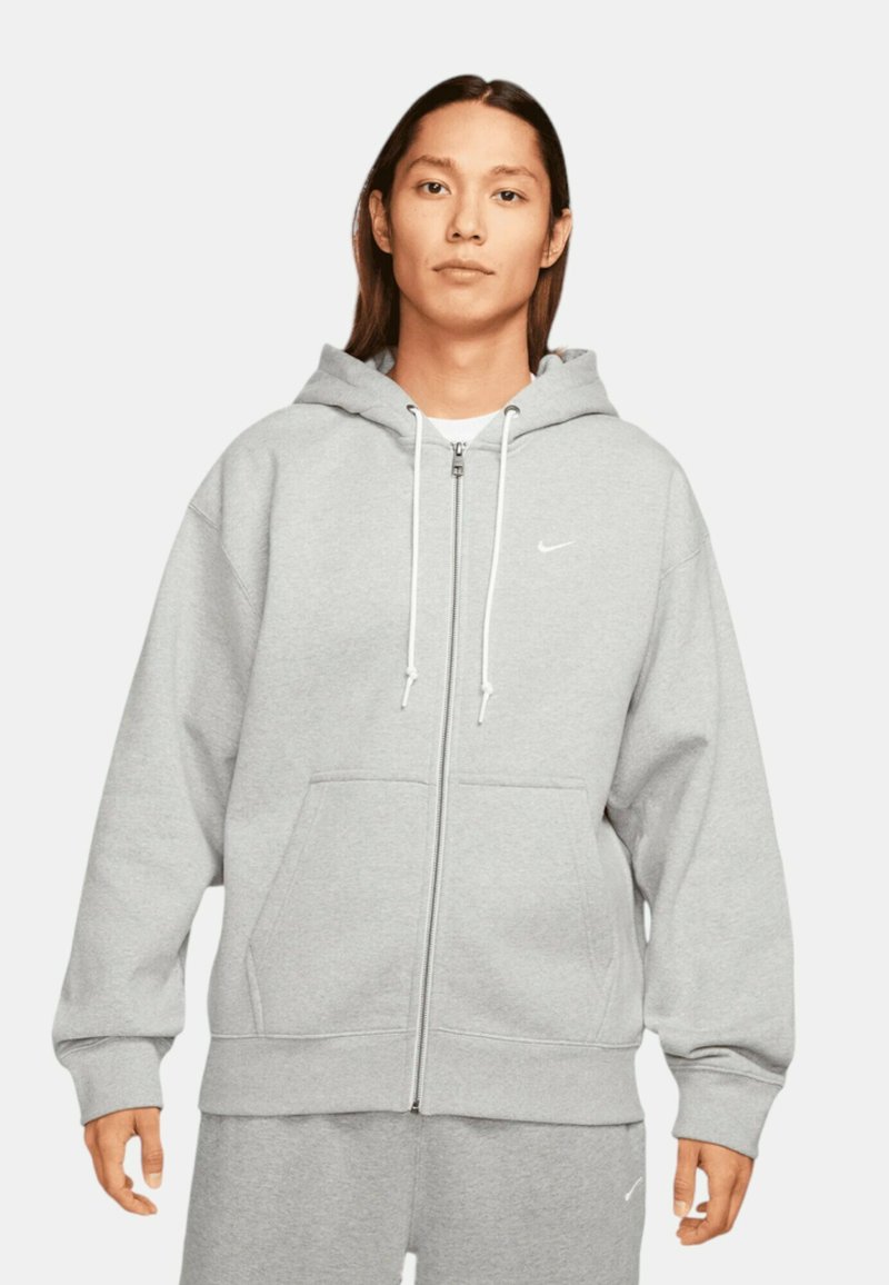 Nike Sportswear SOLO - Mikina na zip - grauweiss