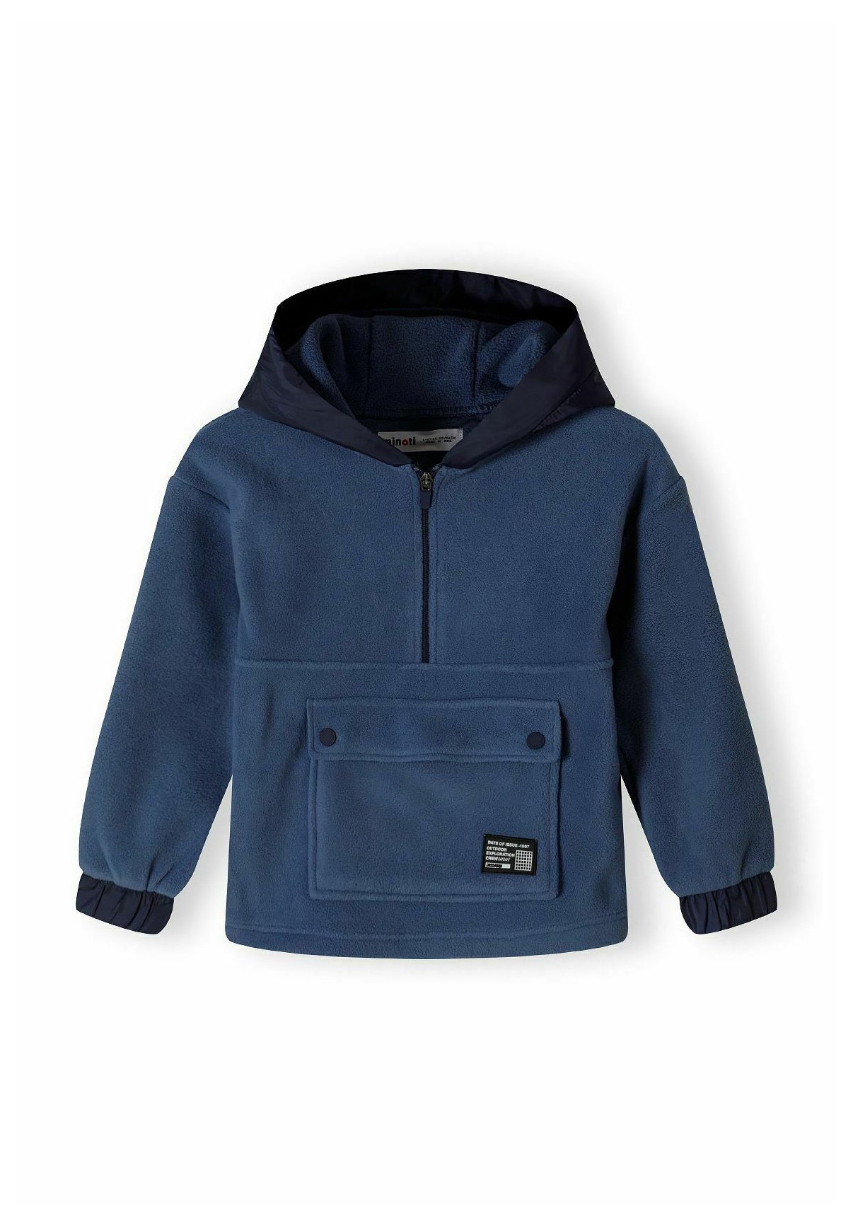 MINOTI MICROFLEECE HALF ZIP - Hanorac - blue/albastru - Zalando.ro
