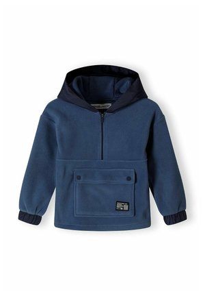 MICROFLEECE HALF ZIP - Pulover s kapuco - blue