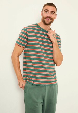 TALL FIT - STRIPE  - T-Shirt print - emerald green
