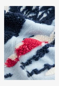 Unselected, blue graphic winter scenic