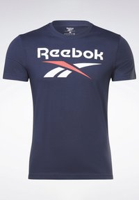 Reebok Triko s potiskem - blue