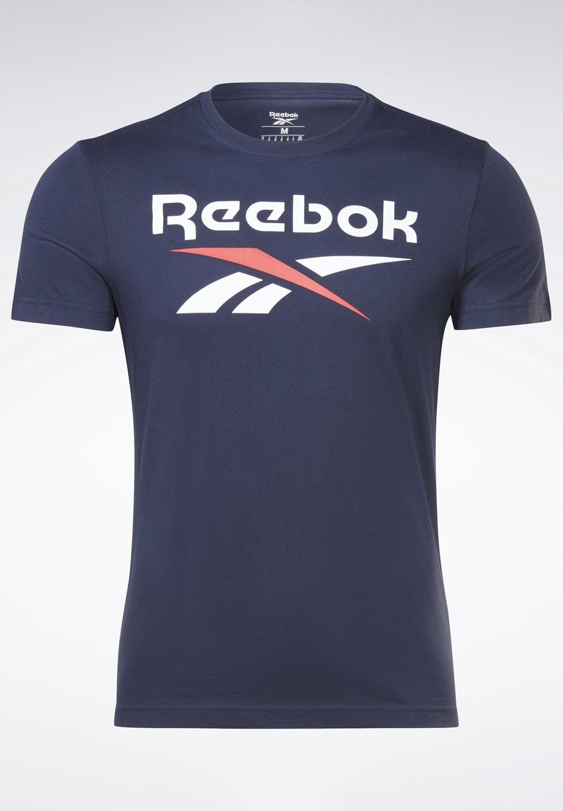 Reebok Triko s potiskem - blue