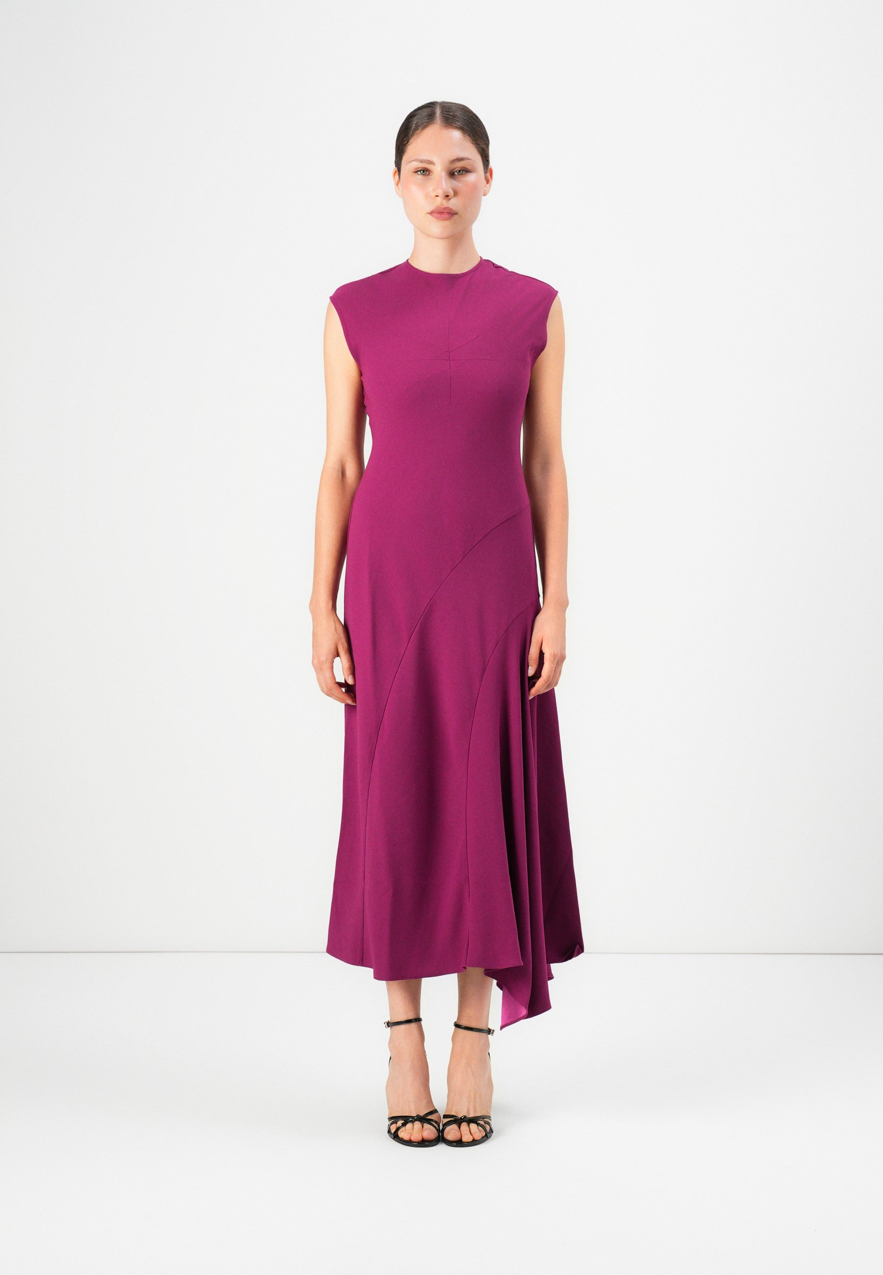 sheer sequin asymmetric cut out mini dress in pistachio Ninette Asymmetric Midi Dress  VICI