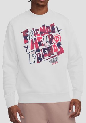 NETFLIX, STRANGER THINGS TALES FROM 85 FRIENDS HELP - Sweatshirt - white