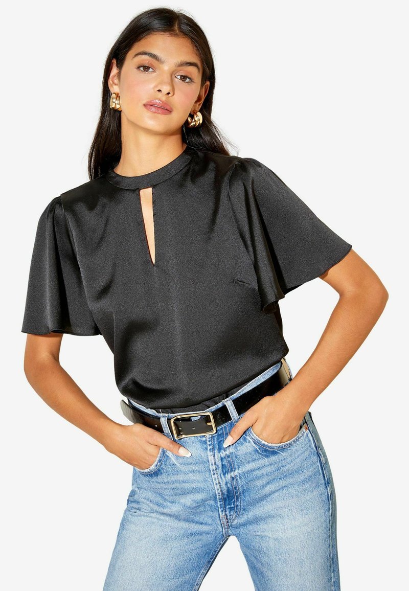 Friends Like These FLUTTER SLEEVE - Bluse - black