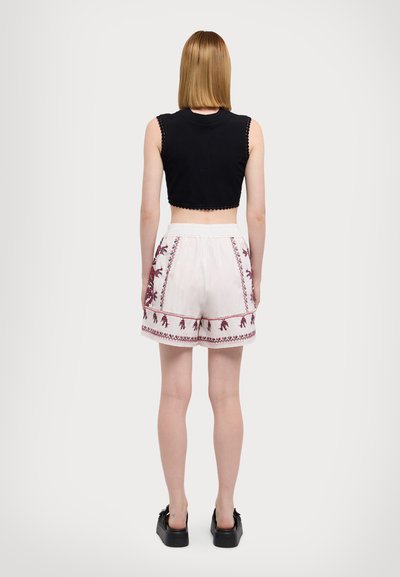 Sea BEENA EMBROIDERY SHORTS - Šortai - white