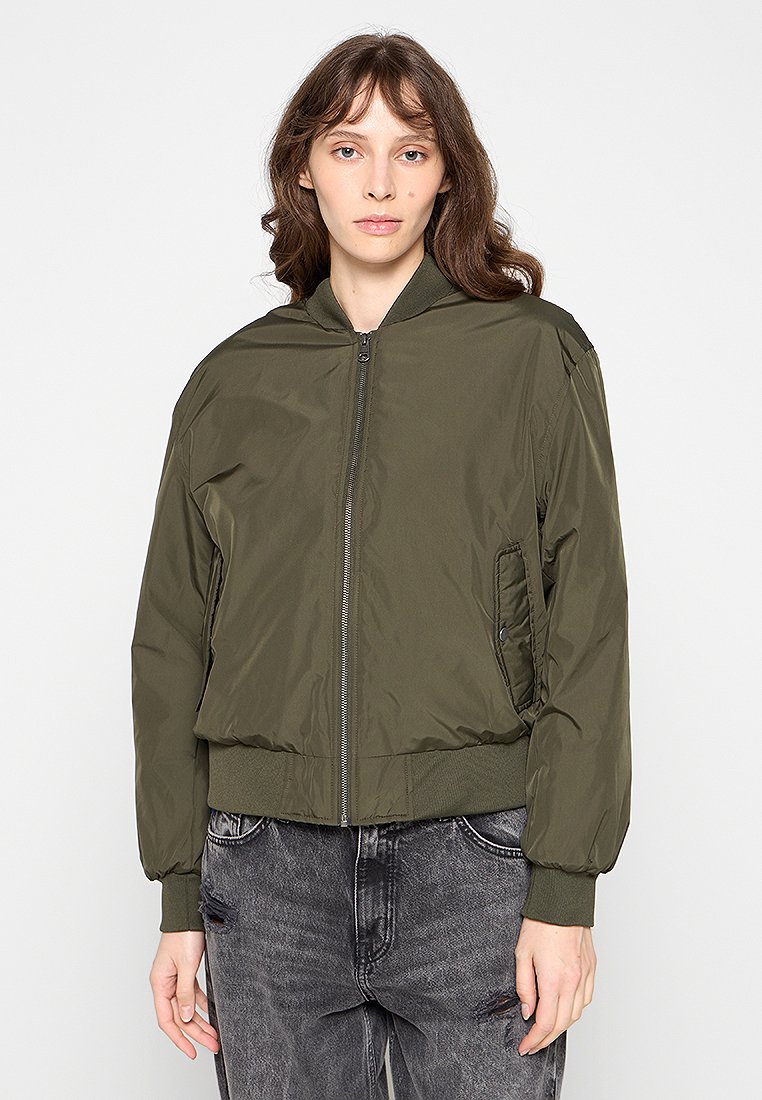 Selected Femme Bomberjacks olijfgroen
