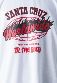 Santa Cruz WORLDWIDE FRONT UNISEX - Top - white
