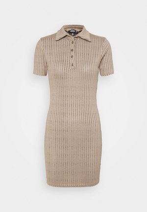 Robe fourreau - brown