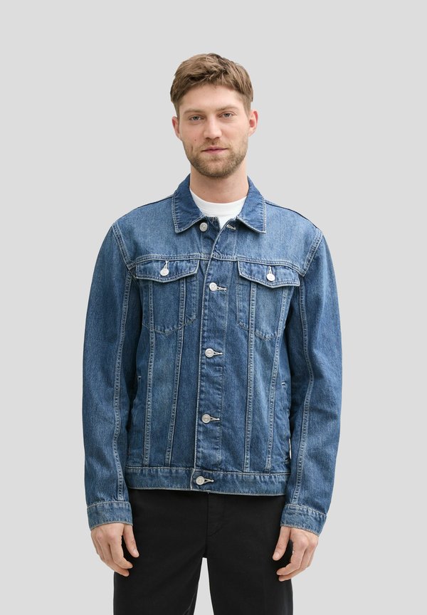 MIT AUFGESETZTEN BRUSTTASCHEN - Jeansjacke
