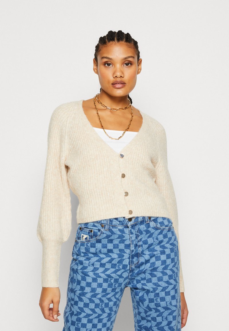 ONLY ONLALLIE LIFE SHORT CARDIGAN Cardigan pumice stone melange