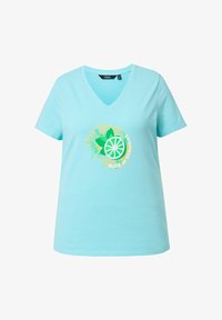 Non selezionato, pale turquoise