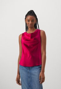 VILA - VIANITA S/L WATERFALL - Bluse - cerise Thumbnail-Bild 1