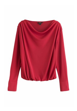 Next, LONG SLEEVED DRAPE BUBBLEHEM TOP - Bluse - red