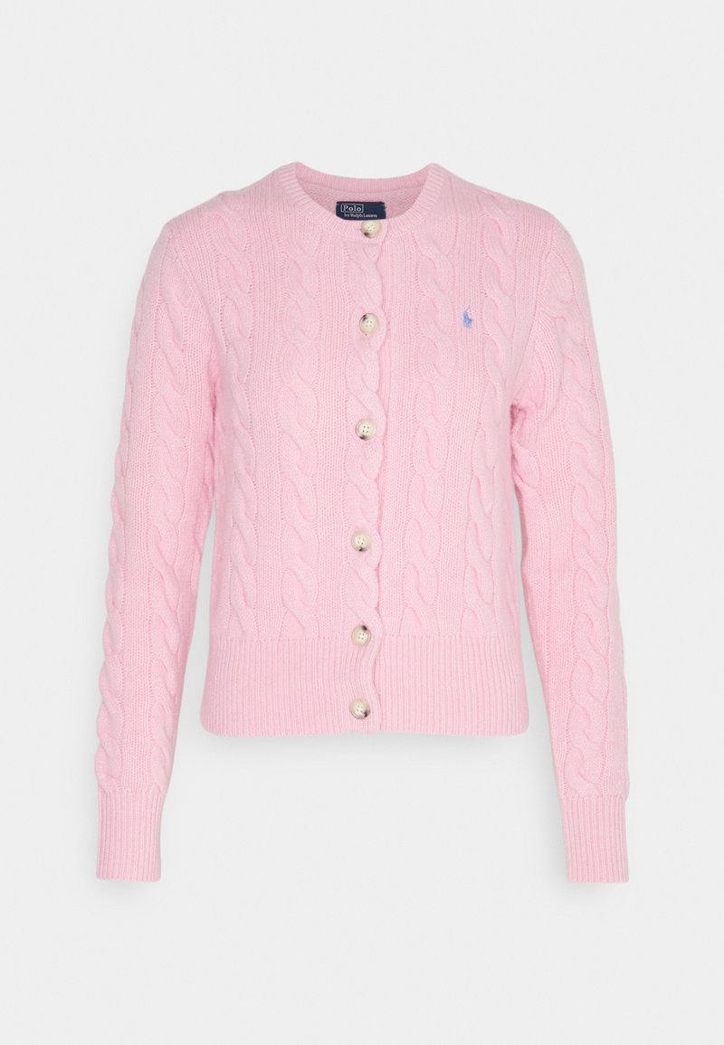 Polo Ralph Lauren LONG SLEEVE CARDIGAN - Cardigan - carmel pink/pink -  Zalando.de