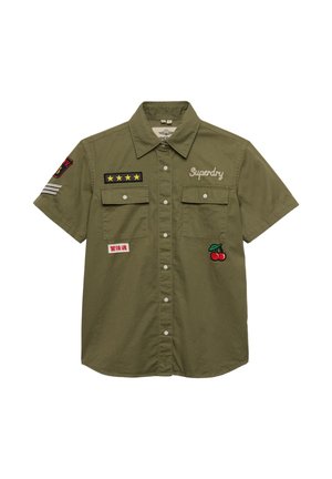 Superdry & Co, SUPERDRY SHORT SLEEVE SCOUT SHIRT. - Blusa - wild khaki