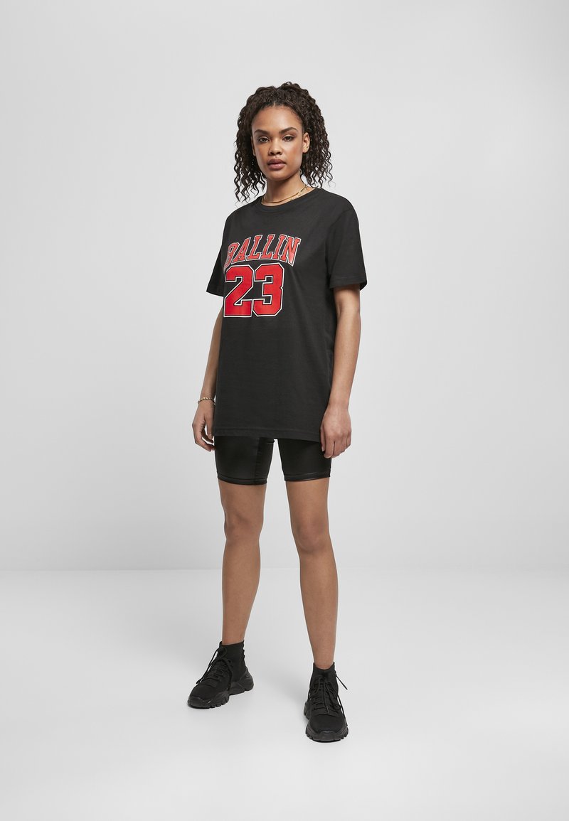 Mister Tee VINTAGE BALLIN - T-shirt Med Print - Cityred/röd