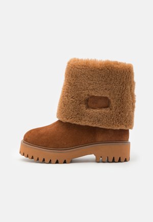 GROOV - Winter boots - cognac