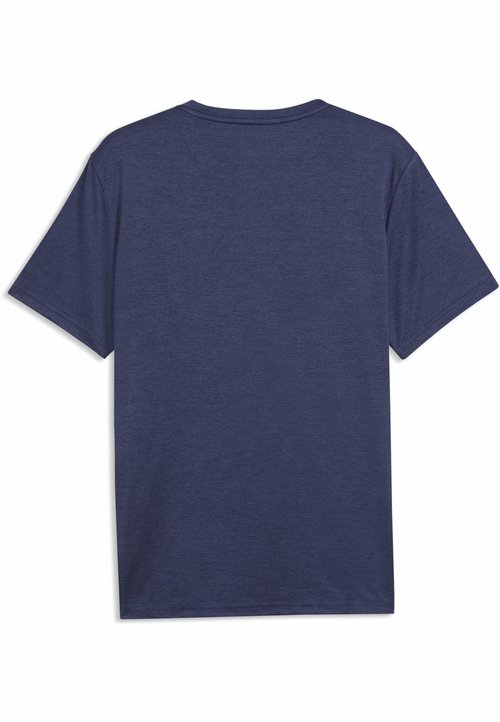 PUMA M TAD ESSENTIAL HEATHER CAT TEE (CF LARGE CAT) - Sports T-shirt - navy heather — photo 2