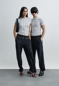 MARINE SERRE MOON PRINTED CREW NECK UNISEX - Potiskana majica -  optical white