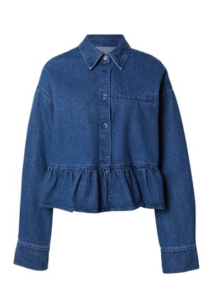 EDITED, EDITED BLUSE BIBI - Button-down blouse - blue denim
