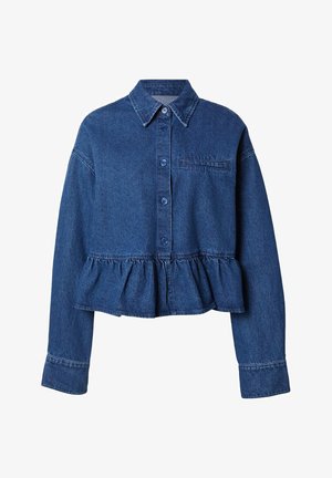 EDITED, EDITED BLUSE BIBI - Button-down blouse - blue denim