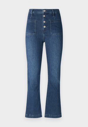 FRAME LE BARDOT CROP MINI EXPOSED FLY - Bootcut jeans - sicily clean