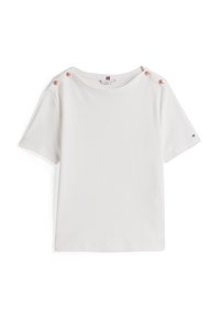 STRIPE  - T-shirt con stampa - ecru