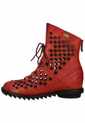 Stivaletti texani / biker - rouge