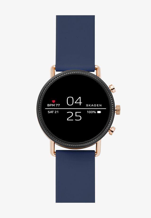FALSTER - Smartwatch - blue/rose gold-coloured