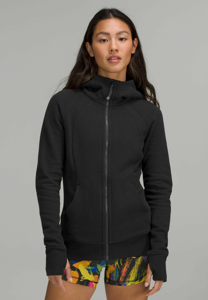 Lululemon SCUBA FULL ZIP Sweater met rits black/zwart Zalando.be
