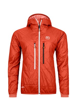 SWISSWOOL PIZ BO� - Daunenjacke - sunset orange