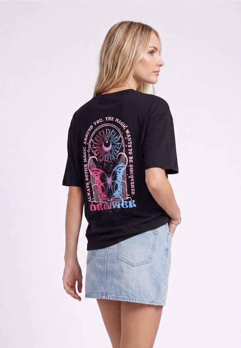 Even&Odd - T-shirt z nadrukiem