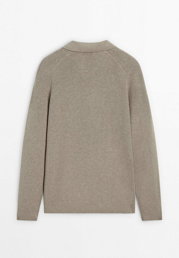 POLO COLLAR  - Jumper - Beige3