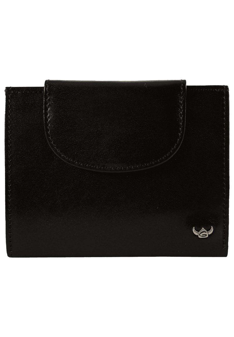 Golden Head Wallet - schwarz