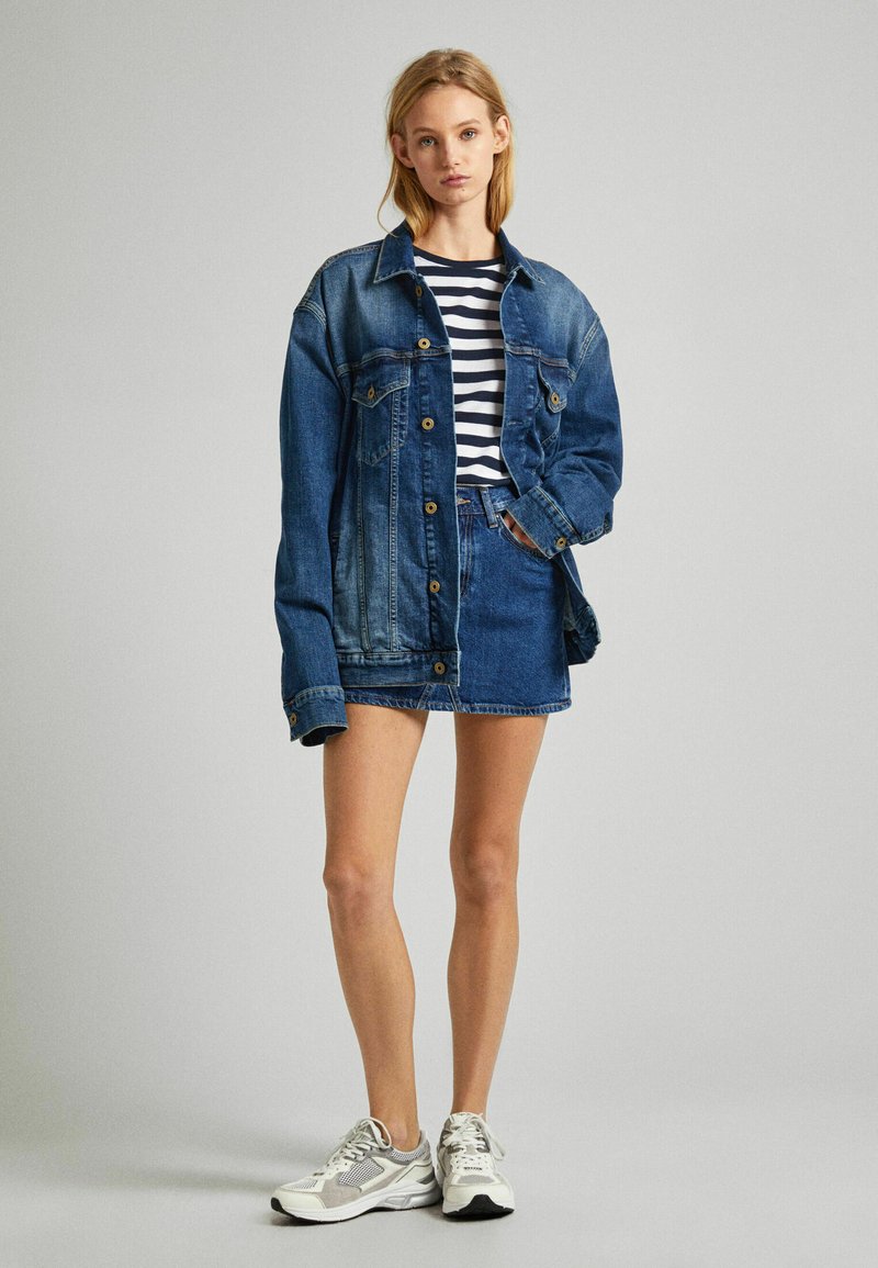 Pepe Jeans Minirok blauw denim/bluedenim Pepe Jeans Minirok blauw denim/bluedenim