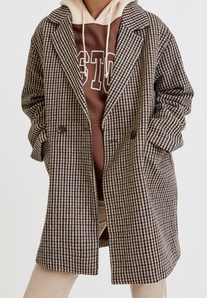 Manteau classique - mottled brown