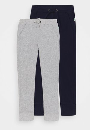 SMALL BOYS TROUSERS 2 PACK - Pantalones deportivos - nachtblau/nebel
