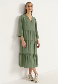 Cellbes of Sweden WITH FLOUNCES - Hverdagskjole - dark green